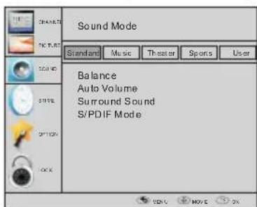 HAIER LET19T1000H - 3.SOUND MENU - 1