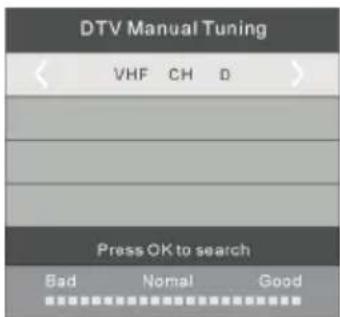 HAIER LET19T1000H - DTV handmatig afstemmen (DVB-T) - 2