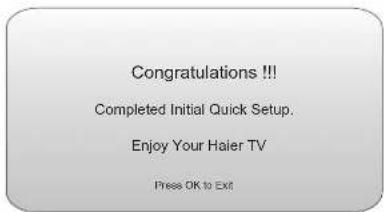 HAIER LE50M600CF - Hetstandaard paswoord is 0000. - 6