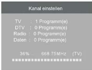 HAIER LE50M600CF - 1.2) Automatischer Kanalsuchlauf (DVB-C) - 5