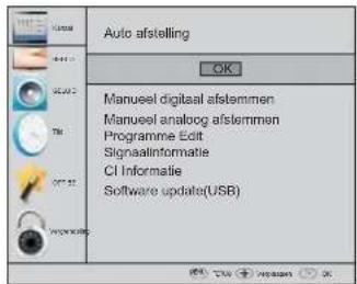 HAIER LE50M600CF - 1) Automatisch afstemmen (DVB-T) - 1
