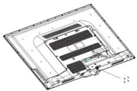HAIER LE50M600CF - Instruccion sobre el montaje del soporte base - 1