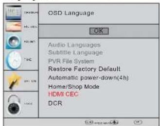 HAIER LE50M600CF - 5.OPTION MENU - 1