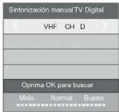 HAIER LE50M600CF - 2.1) Sintonizacion manual de DTV (DVB-T) - 2