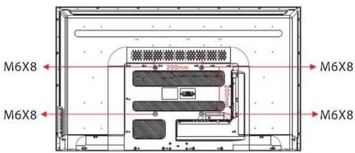 HAIER LE50M600CF - WALL MOUNTING INSTALLATION GUIDELINES - 4