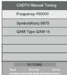 HAIER LE50M600CF - 2.2)DTV Manual Tuning (DVB-C) - 2