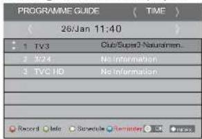 HAIER LE50M600CF - 7.EPG Menu(Electronic Program Guide). - 1