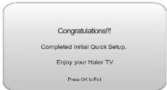 HAIER LE50M600CF - HOME or Shop modes - 8