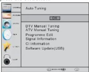 HAIER LE50M600CF - 1.1)Auto Tuning (DVB-T) - 1