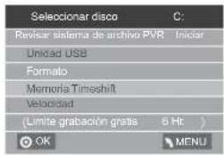 HAIER LE50M600CF - ALMACENAMIENTO EN EL DISPOSITIVO. - 2