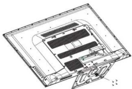 HAIER LE50M600CF - Istruzioni di assemblaggio della base di sostegno - 2
