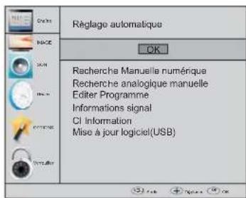 HAIER LE50M600CF - 1.1) Recherche automatique (DVB-T) - 1