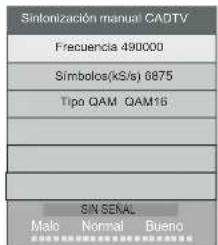 HAIER LE50M600CF - 2.2] Sintonizacion manual de DTV (DVB-C) - 2