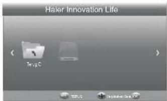 HAIER LE50M600CF - USB-speler - 2