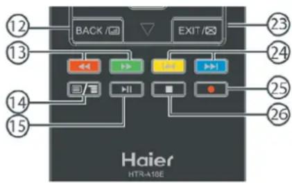 HAIER LE50M600CF - Grabación de una emisión de TDT en pausa en el dispositivo de almacenimiento USB - 1