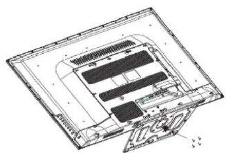 HAIER LE50M600CF - Instruccion sobre el montaje del soporte base - 2