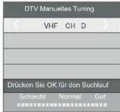 HAIER LE50M600CF - 2.1) DTV Manueller Kanalsuchlauf (DVB-T) - 2