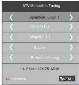 HAIER LE50M600CF - 3) ATV Manueller Kanalsuchlauf: - 1