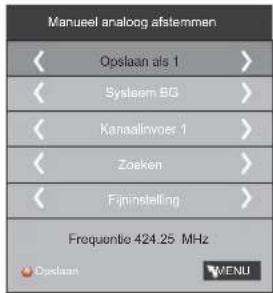 HAIER LE50M600CF - 3) ATV handmatig afstemmen: - 1