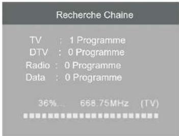 HAIER LE50M600CF - 1.2) Recherche automatique (DVB-C) - 4