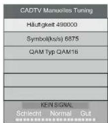 HAIER LE50M600CF - 2.2) DTV Manueller Kanalsuchlauf (DVB-C) - 2