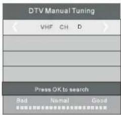 HAIER LE50M600CF - 2.1) DTV Manual Tuning (DVB-T) - 2
