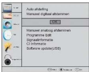 HAIER LE50M600CF - 2.1) DTV handmatig afstemmen (DVB-T) - 1