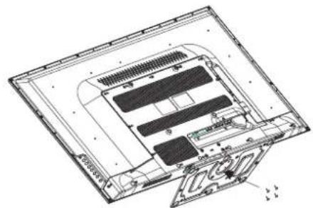 HAIER LE50M600CF - Montageanleitung für den Standfuß - 2