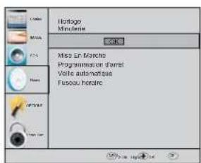 HAIER LE50M600CF - Menu Temps - 1