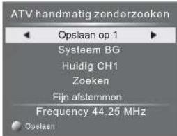 HAIER LE29C810C - 3) ATV handmatig afstemmen: - 1