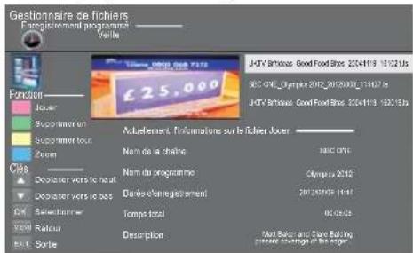 HAIER LE29C810C - Système de fichiers PVR (uniquement pour DTV) - 3