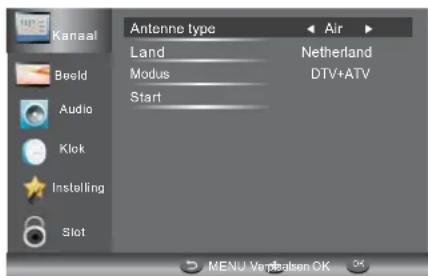 HAIER LE29C810C - 1.1) Automatisch afstemmen (DVB-T) - 2