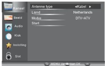 HAIER LE29C810C - 1.2) Automatisch afstemmen (DVB-C) - 1