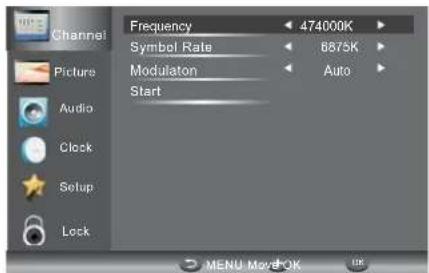 HAIER LE29C810C - 2.2)DTV Manual Tuning (DVB-C) - 1