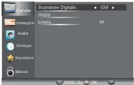HAIER LE29C810C - 2.1) Sintonizzazione manuale DTV (DVB-T) - 1