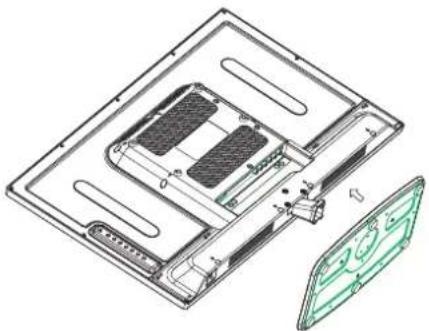 HAIER LE29C810C - Base Stand Assembly Instruction - 1