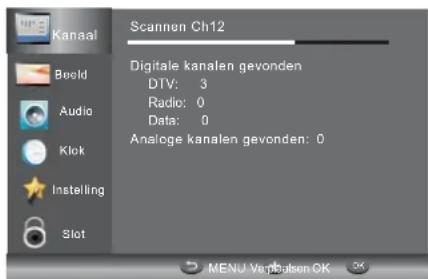 HAIER LE29C810C - 1.1) Automatisch afstemmen (DVB-T) - 3