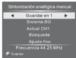 HAIER LE29C810C - 3) Búsqueda manualanalógica - 1
