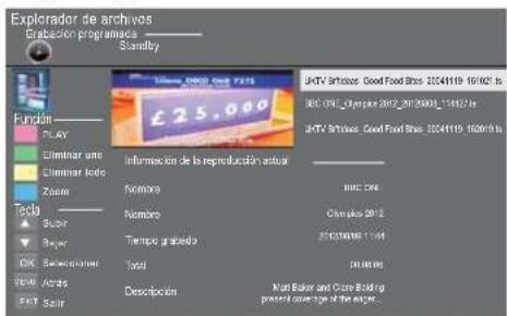 HAIER LE29C810C - Sistema de ARCHivos PVR (sólo para)TDT - 2