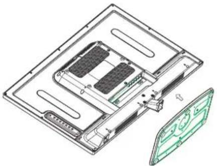 HAIER LE29C810C - Istruzioni di assemblaggio della base di sostegno - 1