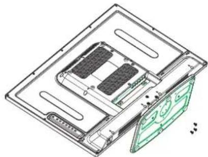 HAIER LE29C810C - Istruzioni di assemblaggio della base di sostegno - 2