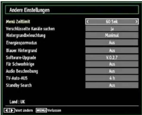 SCHAUB LORENZ 32LT33 - Andere Einstellungen - 1