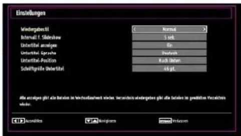 SCHAUB LORENZ 32LT33 - Medienbrowser-Einstellungen - 1