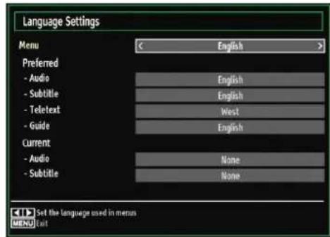 SCHAUB LORENZ 32LT32 - Configuring Language Preferences - 1