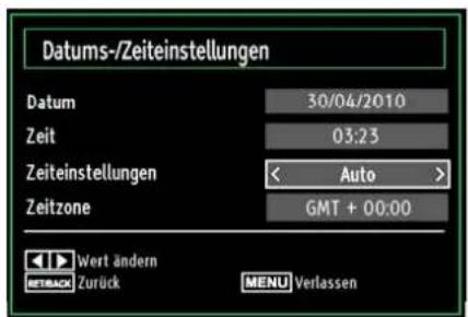 SCHAUB LORENZ 32LT32 - Einstellen von Datum und Uhrzeit - 1