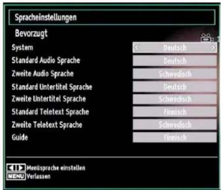 SCHAUB LORENZ 32LT32 - Spracheinstellungen - 1