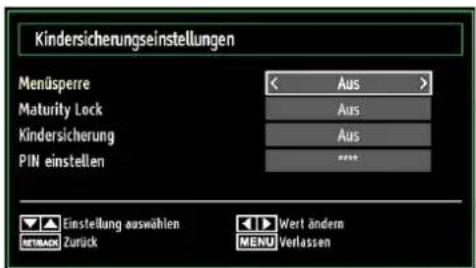 SCHAUB LORENZ 32LT32 - Kindersicherungseinstellungen - 2