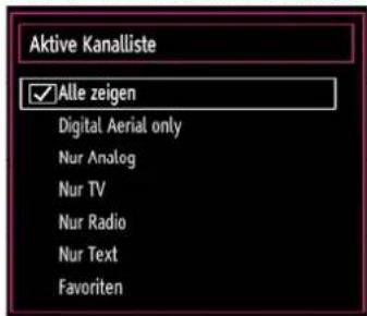 SCHAUB LORENZ 32LT32 - Sender verwalten: Programmliste sortieren - 1