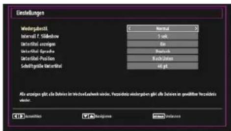 SCHAUB LORENZ 32LT32 - Medienbrowser-Einstellungen - 1