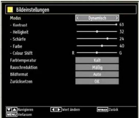 SCHAUB LORENZ 32LT32 - Bildeinstellungen konfi gurieren - 1